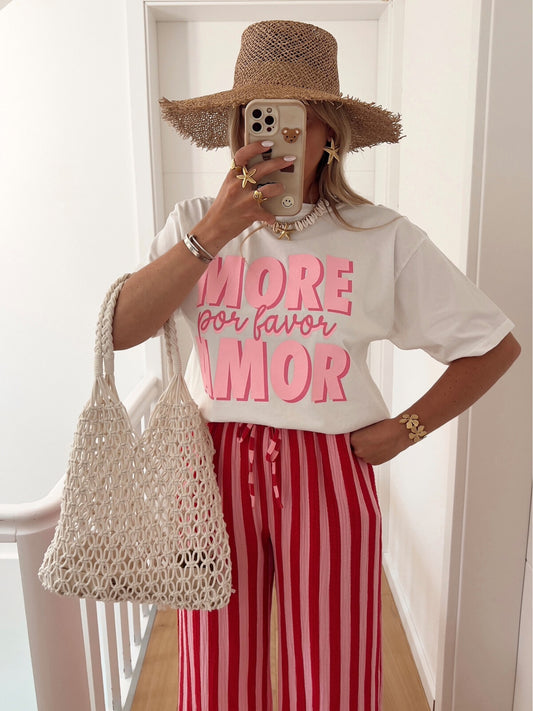 T-shirt More por favor amor